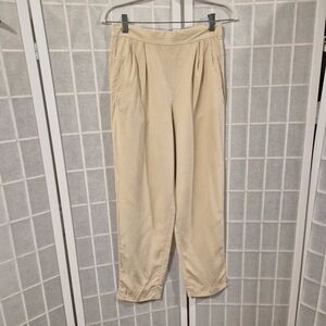 Prada Cream Silk Pants